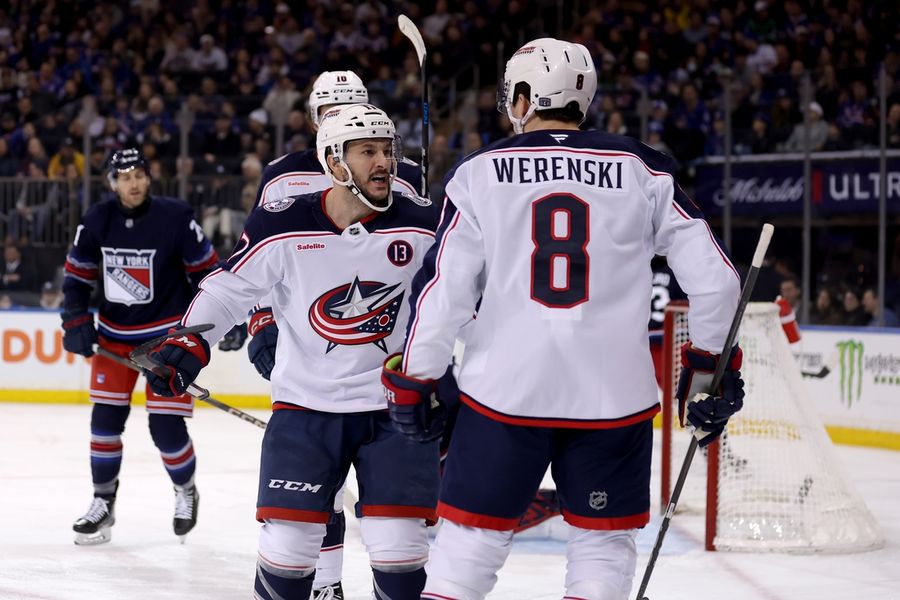 NHL: Columbus Blue Jackets at New York Rangers