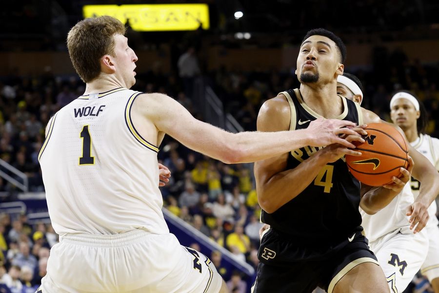 NCAA Basketball: Purdue at Michigan