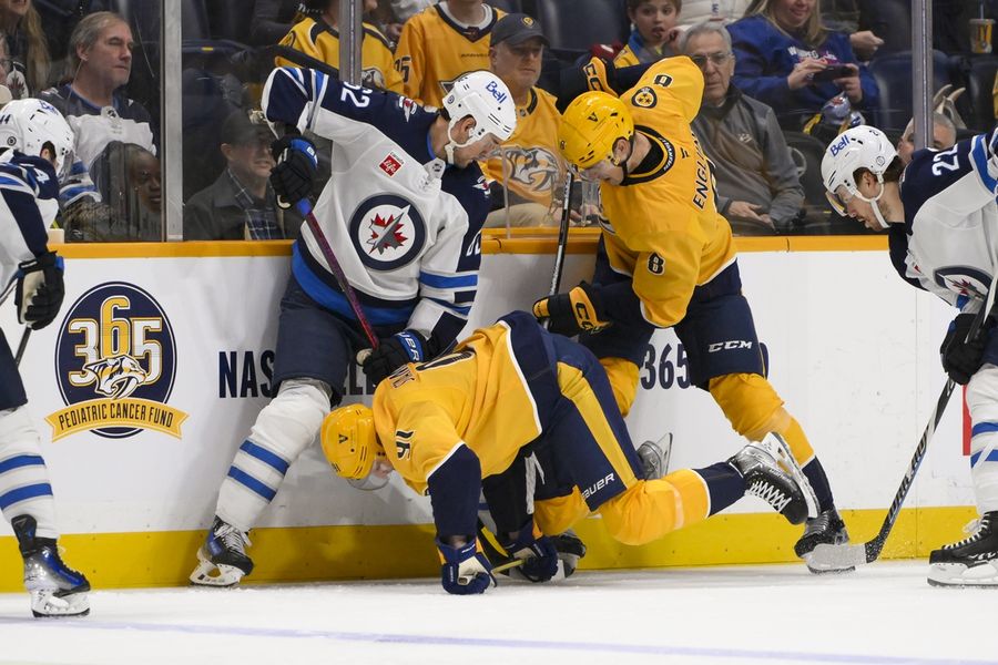 NHL: Winnipeg Jets at Nashville Predators