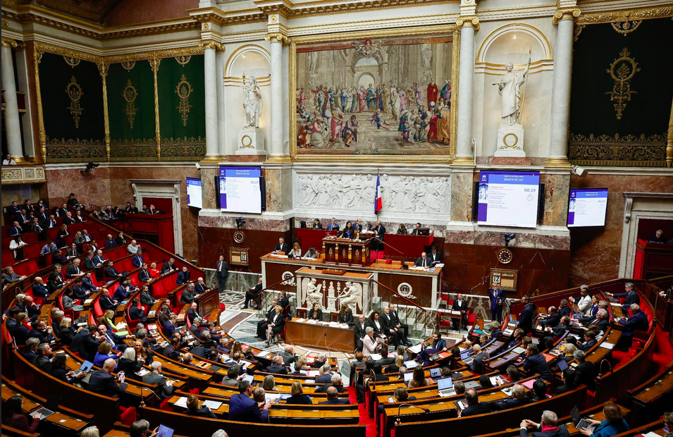 Government questions session at the National Assembly in Paris on November 12, 2024