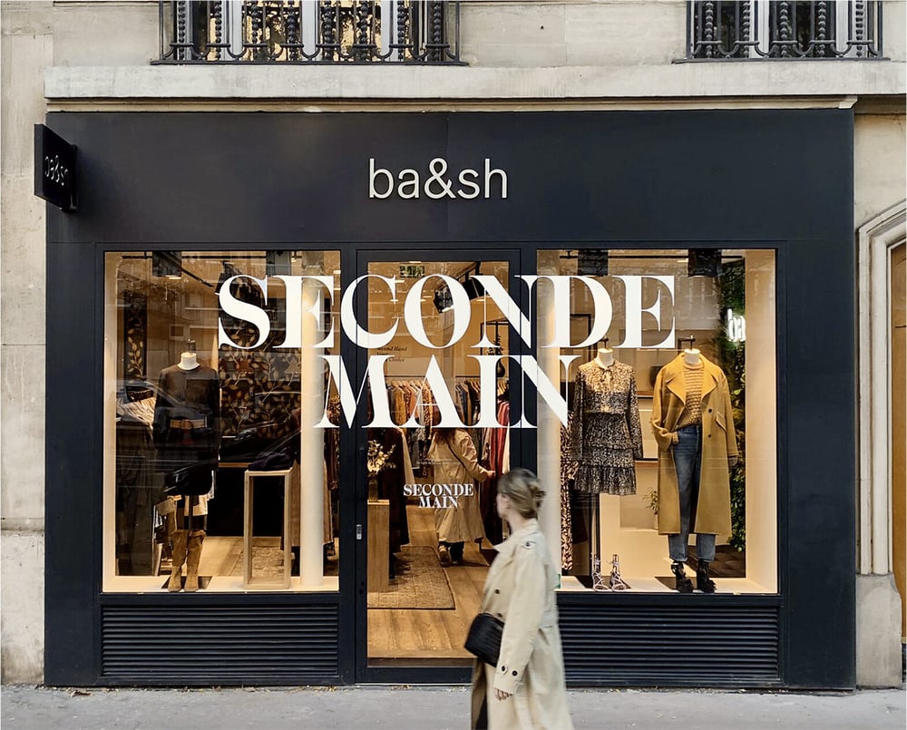 Ba&sh recently opened a pre-owned fashion store in Paris