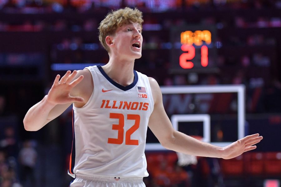 NCAA Basketball: Oakland at Illinois