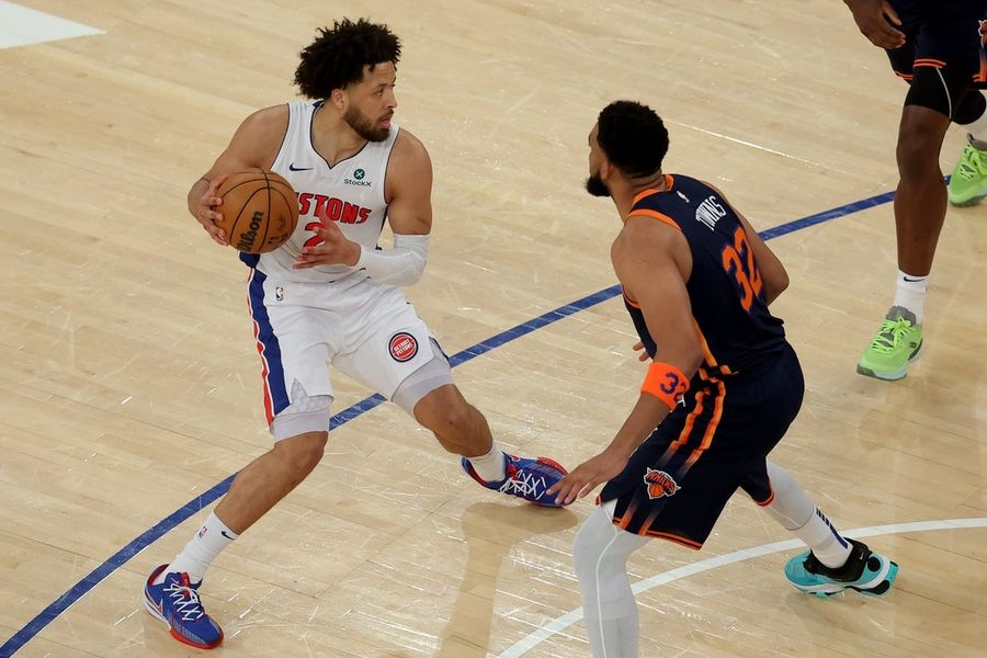 NBA: Playoffs-Detroit Pistons at New York Knicks