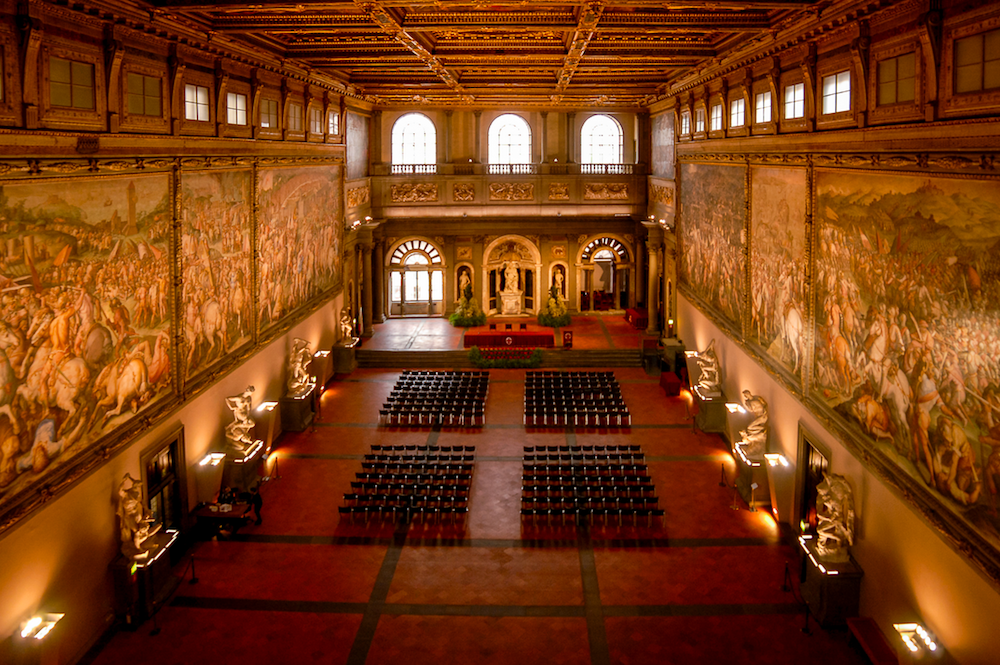 The Salone dei Cinquecento (Hall of the Five Hundred)