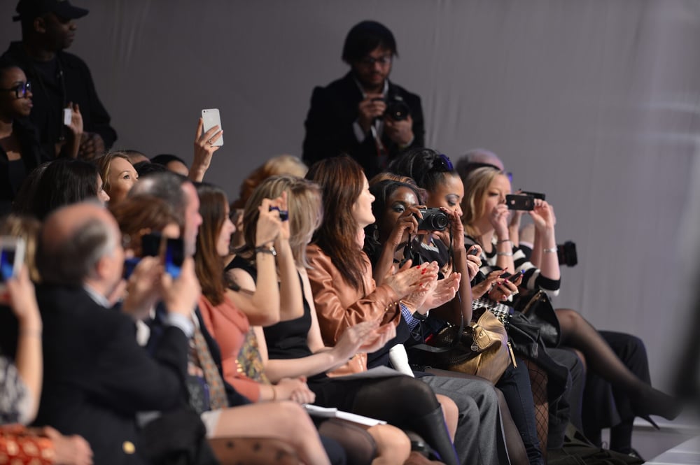 Department store buyers try to see as many collections as possible to view all the seasonal trends