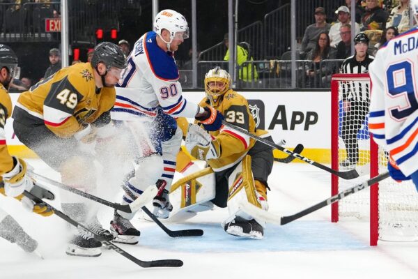 Oilers rally past Golden Knights in Game 1