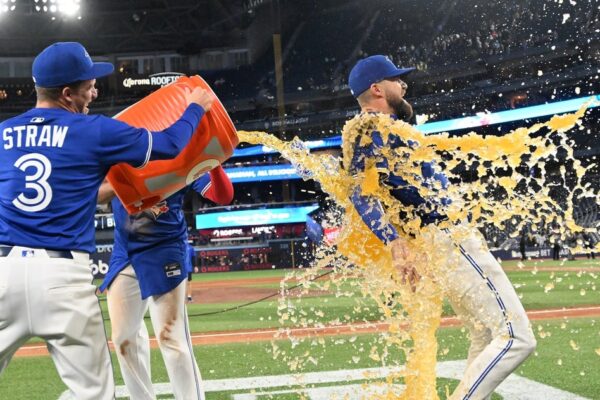 MLB roundup: Daulton Varsho belts slam in Jays’ 14-0 rout