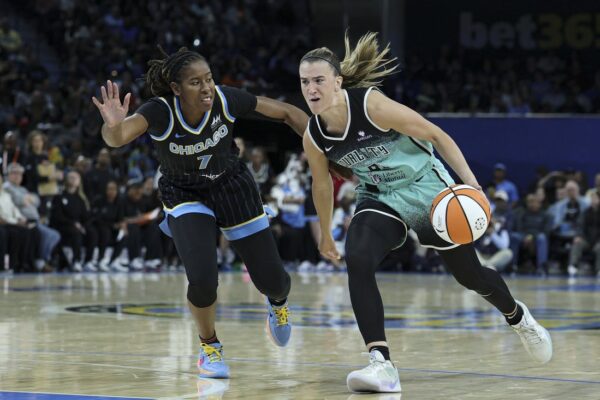 Liberty sink WNBA-record 19 3-pointers, scorch Sky