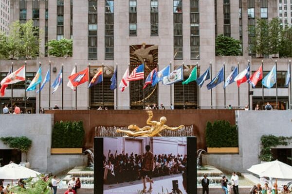 Rockefeller Center has quietly become its own fashion ecosystem