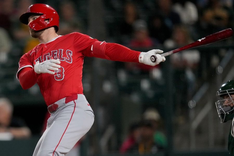 MLB: Los Angeles Angels at Athletics