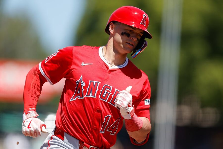MLB: Los Angeles Angels at Athletics