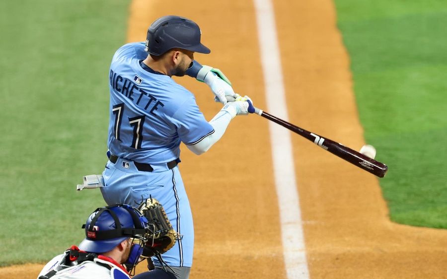 MLB: Toronto Blue Jays at Texas Rangers