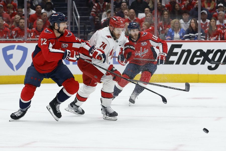 NHL: Stanley Cup Playoffs-Carolina Hurricanes at Washington Capitals