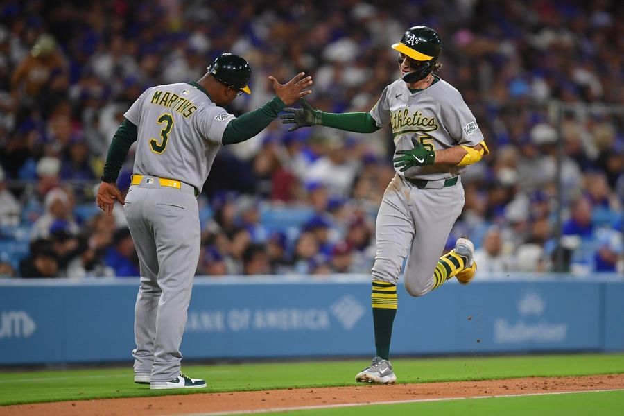 MLB: Athletics at Los Angeles Dodgers