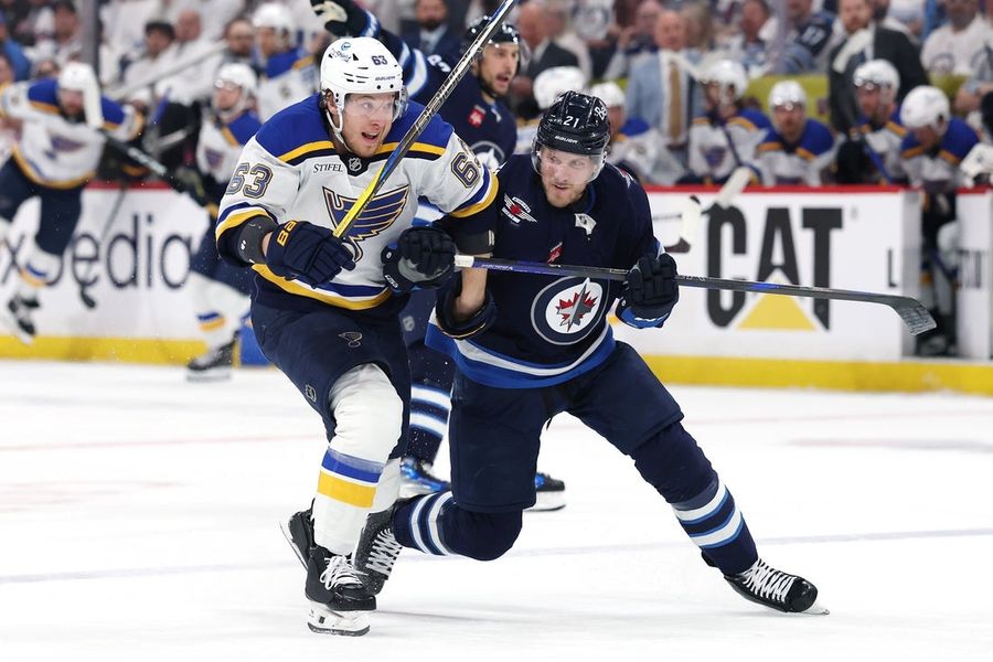 NHL: Stanley Cup Playoffs-St. Louis Blues at Winnipeg Jets