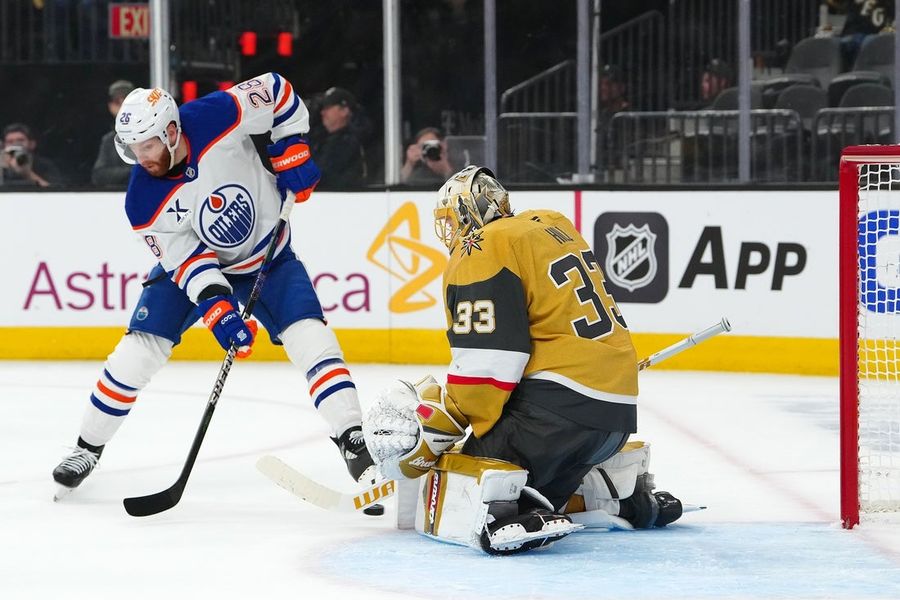 NHL: Stanley Cup Playoffs-Edmonton Oilers at Vegas Golden Knights