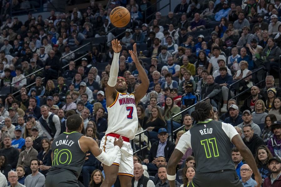 NBA: Golden State Warriors at Minnesota Timberwolves