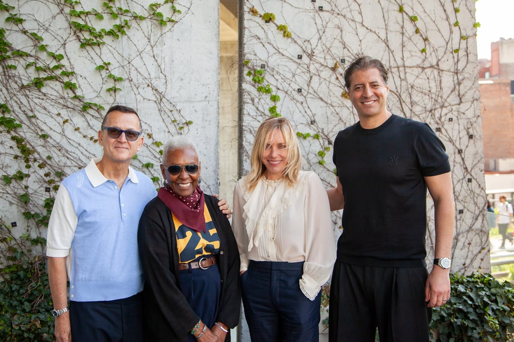 Left to right: Steven Kolb, Bethann Hardison, Leslie Russo, and Imad Izemrane