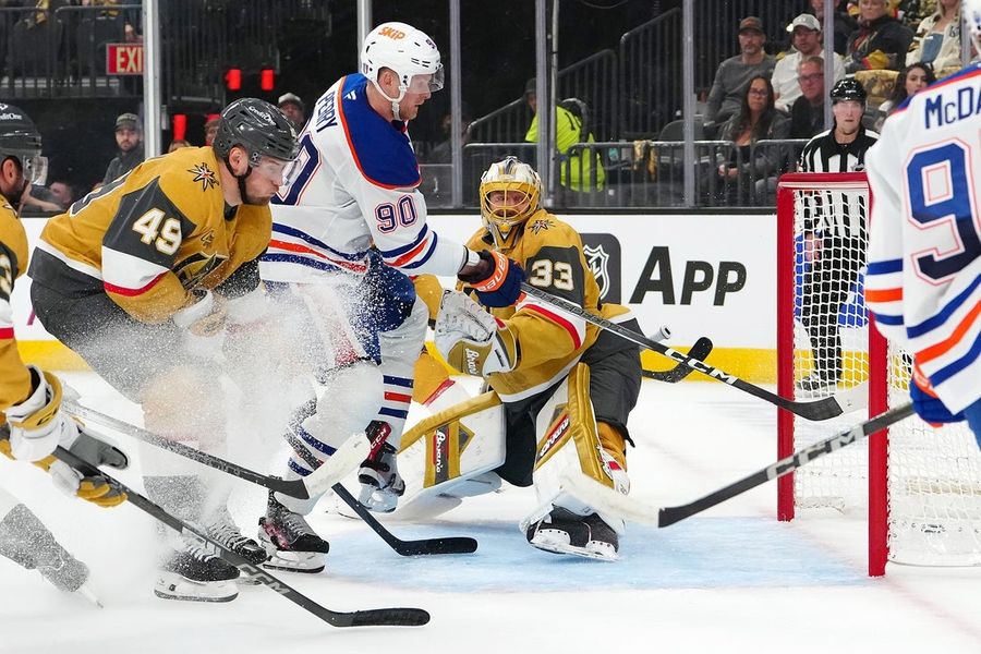 NHL: Stanley Cup Playoffs-Edmonton Oilers at Vegas Golden Knights