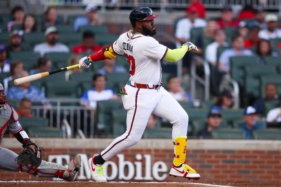 MLB: Cincinnati Reds at Atlanta Braves