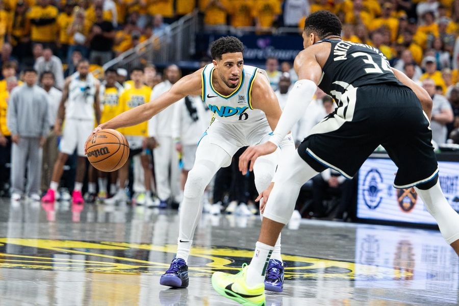 NBA: Playoffs-Milwaukee Bucks at Indiana Pacers