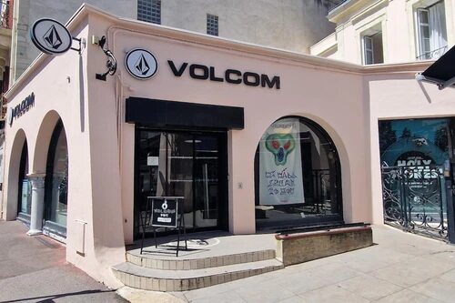 Volcom store in the heart ofBiarritz