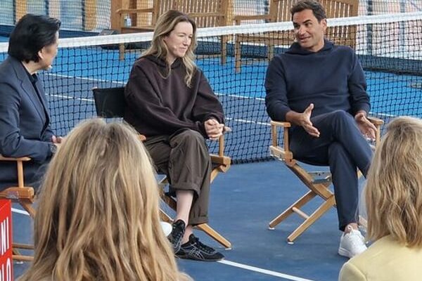 Japan’s Uniqlo unveils new tennis collection by Clare Waight Keller and Roger Federer in Paris