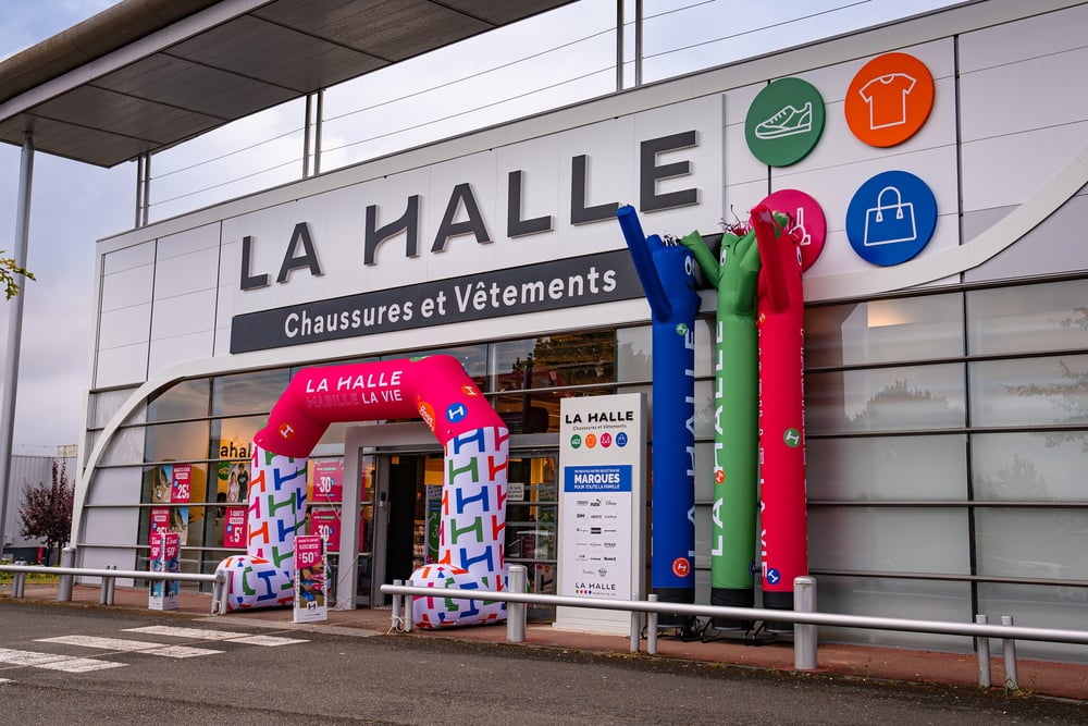 The front of the La Halle store in Brive, opening in 2024