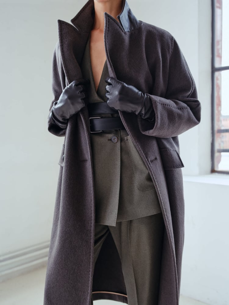 Tailored minimalism meets bold structure at Max Mara Atelier.