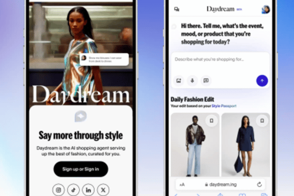 Daydream launches as the world’s first AI fashion shopping agent