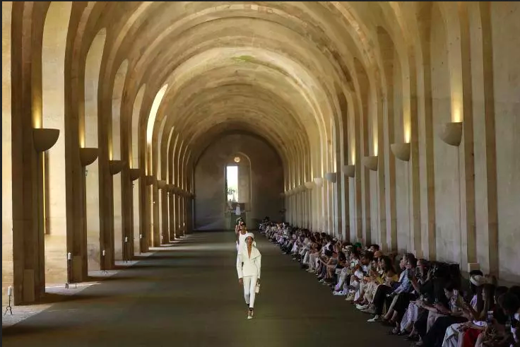 Jacquemus spring-summer 2026 show at the Château de Versailles, June 29, 2025
