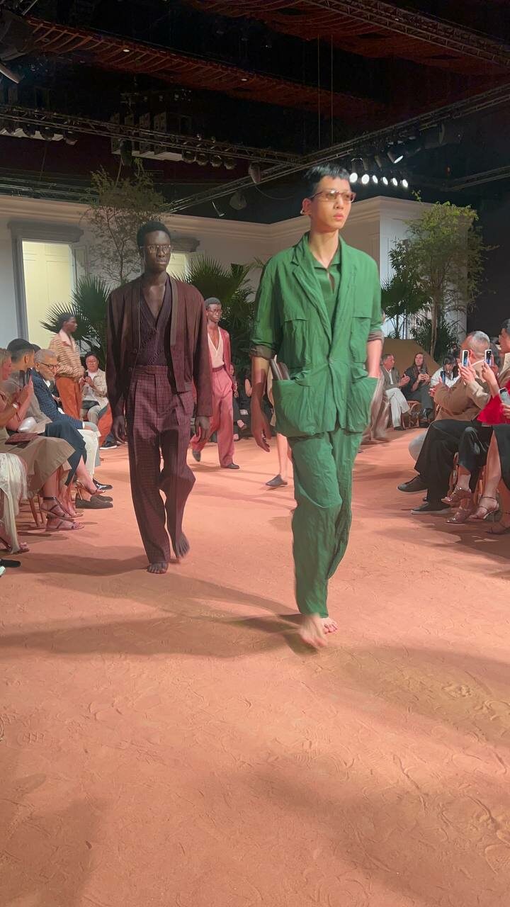 Zegna cruise collection show inside the Dubai Opera