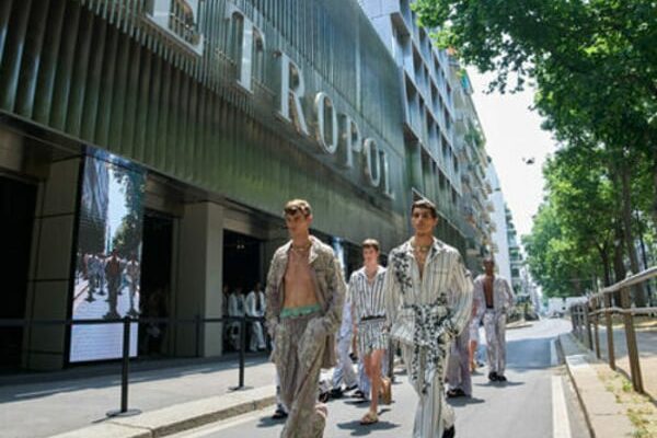Dolce & Gabbana: Pajama party on Viale Piave