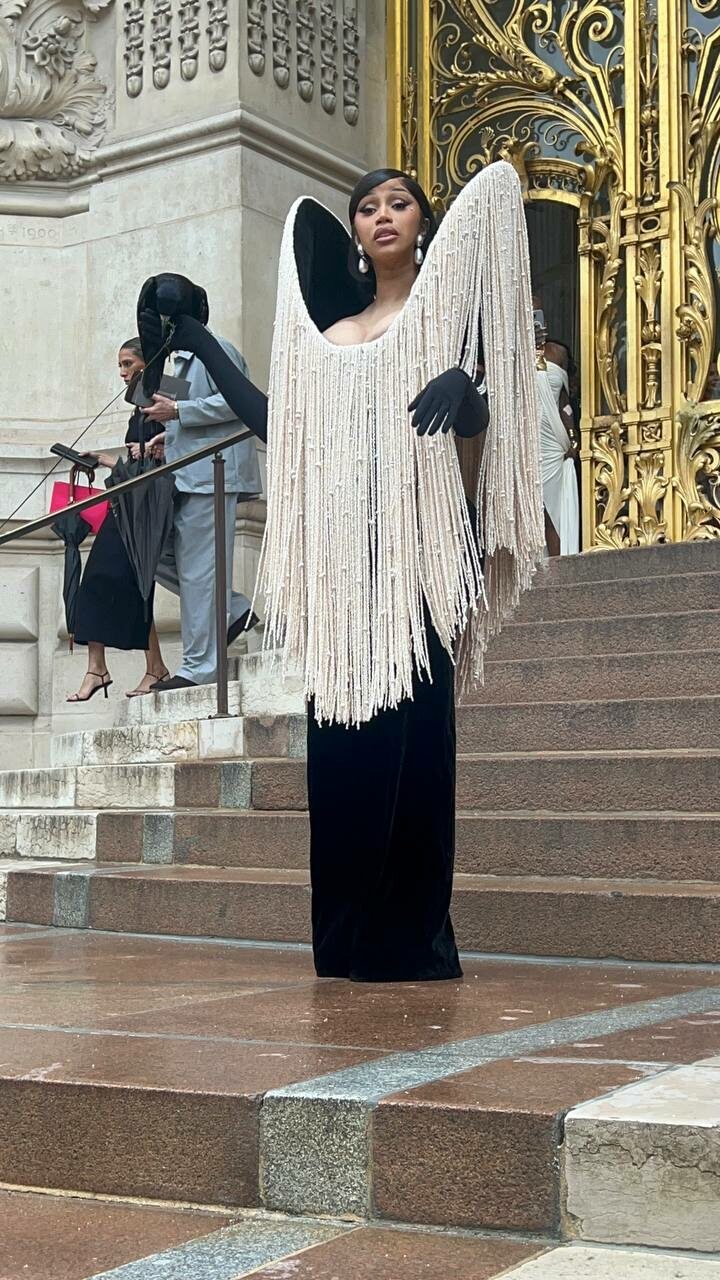 Cardi B at the Petit Palais.