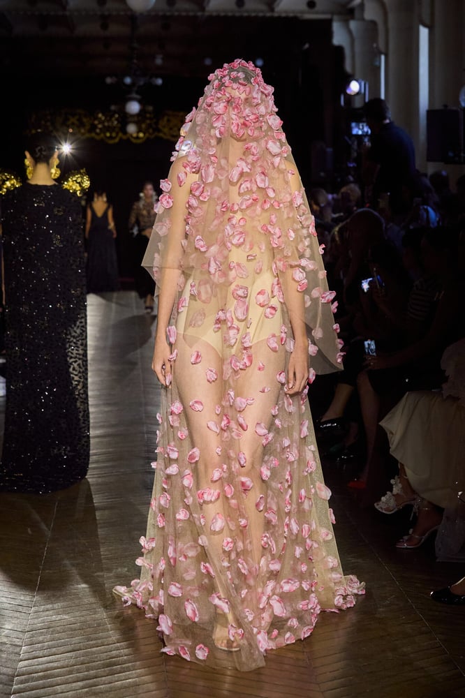 One of the silhouettes of the new Haute Couture collection of the Cordovan brand