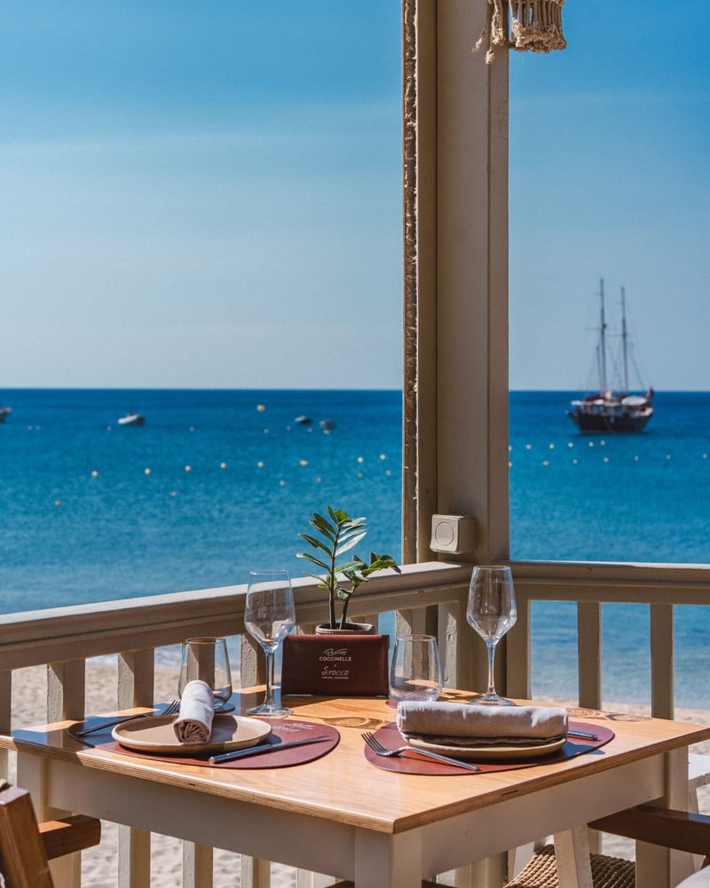 Italian leather goods manufacturer sets sail for the Aegean on the island of Milos