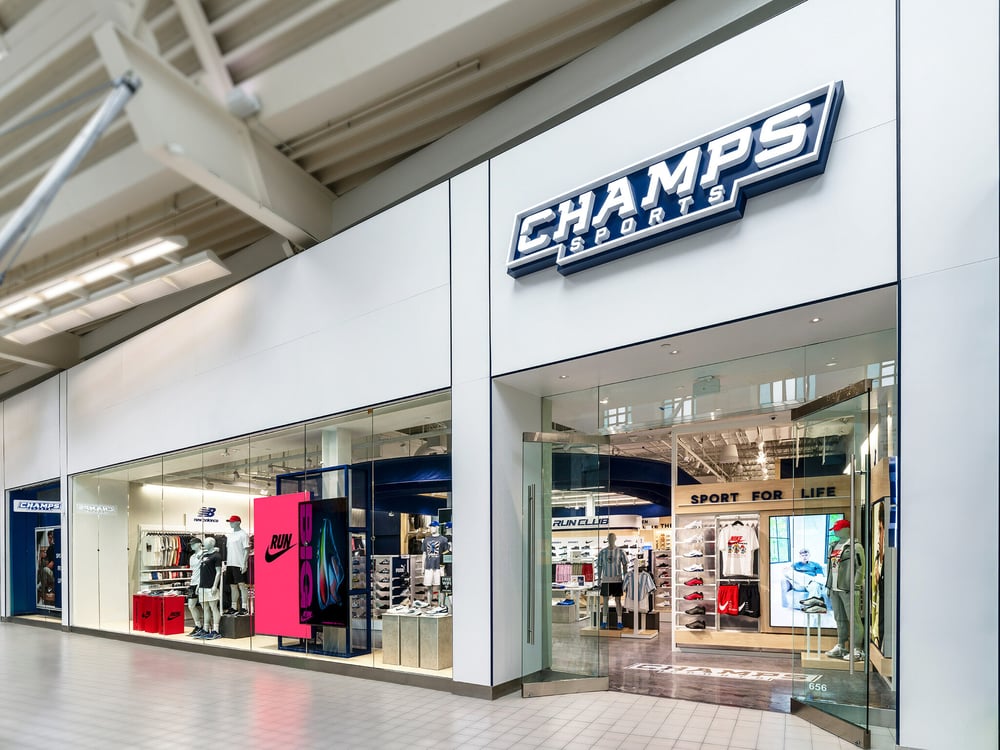 Champs Sports Reimagined store concept.
