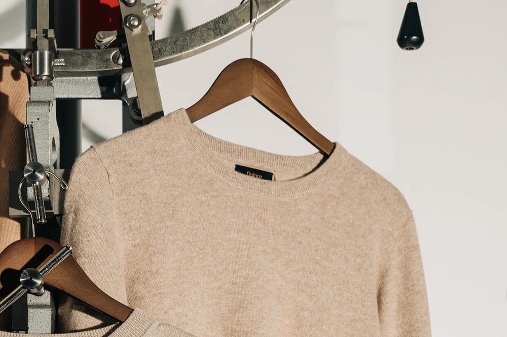Quince cashmere sweater, New York – Fall 2025
